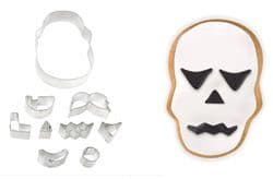 Eddingtons Cookie Craft 9 Piece Cutter Set: Skull