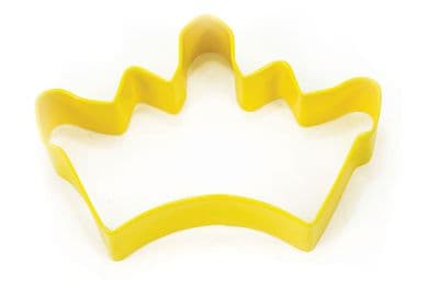 Eddingtons Cookie Cutter,  Yellow Crown 10cm (4