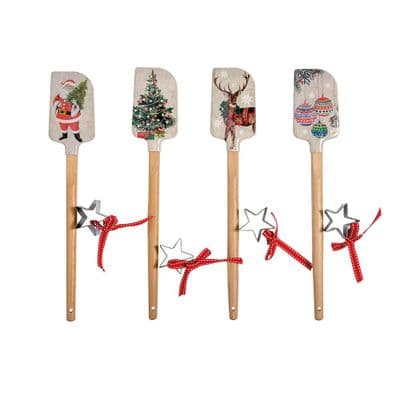 Eddingtons Festive Spatula with Star Cookie cutter