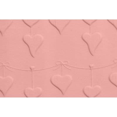 FMM Embossed Rolling Pin: Heart Bunting
