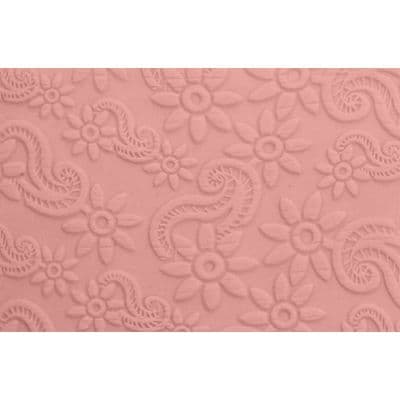 FMM Embossed Rolling Pin: Paisley Flower