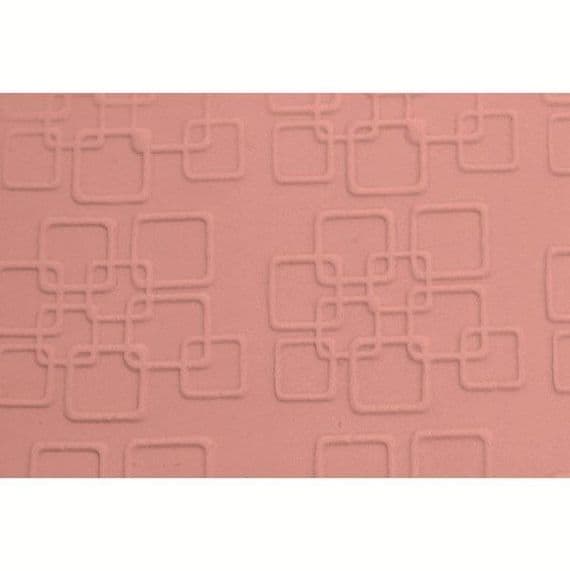 FMM Embossed Rolling Pin: Retro Square