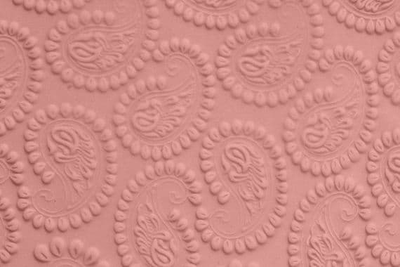 FMM Embossed Rolling Pin: Small Paisley