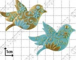 FPC Sugarcraft Mould: Floral Bird