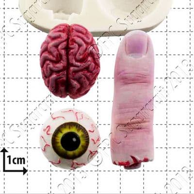 FPC Sugarcraft Mould: Zombie Snacks