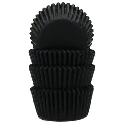 Funcakes Mini Baking  Cases: Black  (pack of 100)