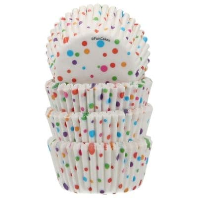 Funcakes Mini Baking  Cases: Confetti  (pack of 100)
