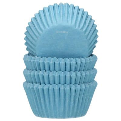 Funcakes Mini Baking  Cases: Light Blue  (pack of 100)