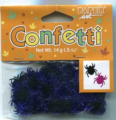 Halloween Confetti: Spiders
