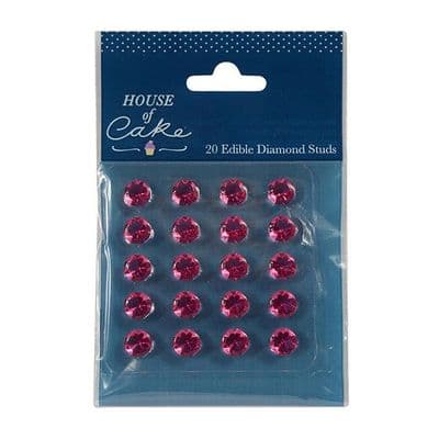 House of Cake Metallic Jelly Studs 10mm: Pink (pack of 20)