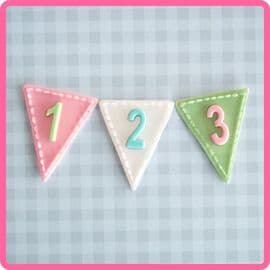 Katy Sue Mould: Numbers Bunting