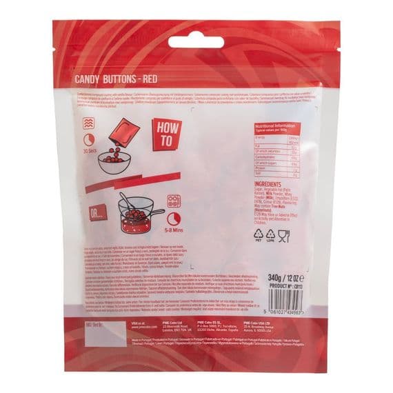 PME Candy Buttons 340g Red