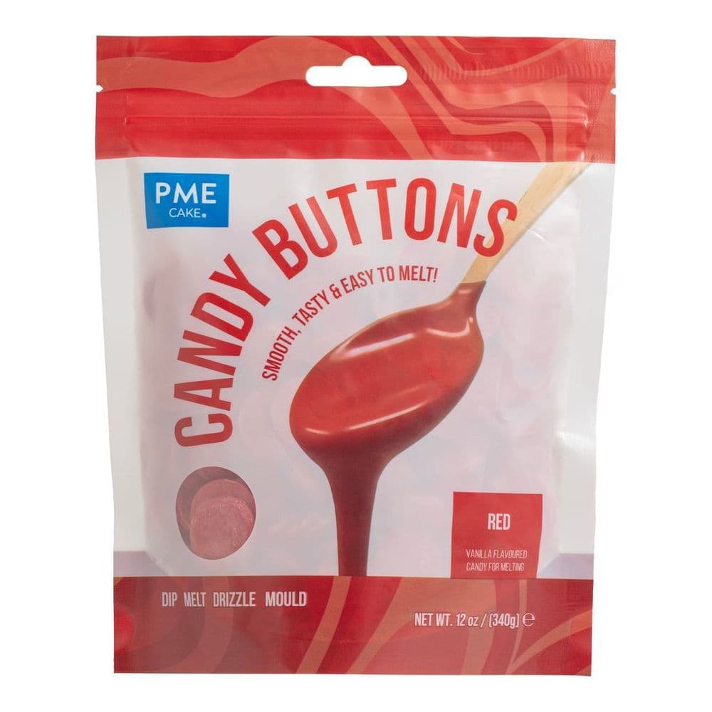 PME Candy Buttons 340g Red