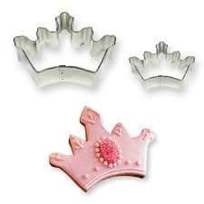PME Cookie & Cake Cutters: Crown (set of 2)