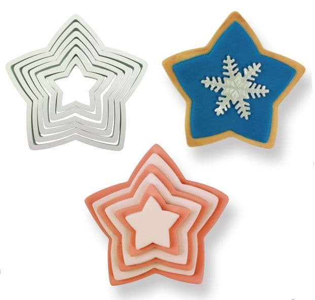 PME Cutter Set Star Set of 6