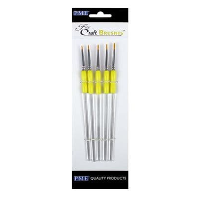 PME Fine Craft Brushes Set of 5
