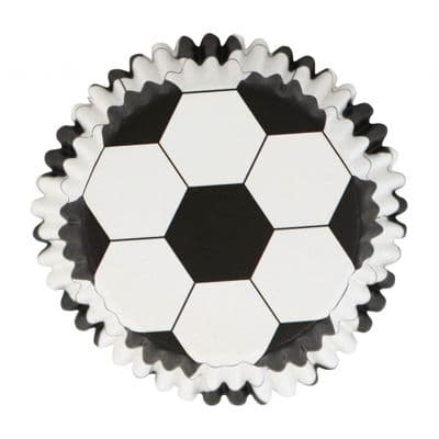 PME Foil Lined Cupcake Cases: Football (pack of 30)