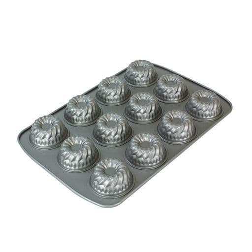 PME Non Stick Pan 12 Cup Mini Fluted Pan