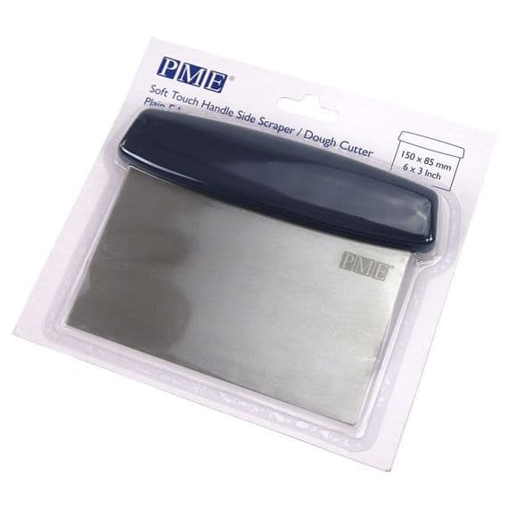 PME Soft Touch Handle Side Scraper/Dough Cutter