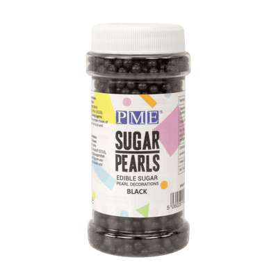PME Sugar Pearls 100g: Black