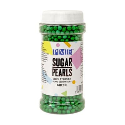PME Sugar Pearls 100g: Green