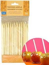 PME Toffee Apple Bamboo Sticks