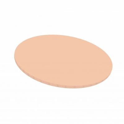 Round Masonite Board 5mm: Matt Pastel Orange 12