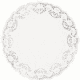 Round White Paper Doilies: 7.5