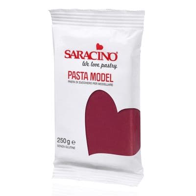 Saracino Modelling Paste 250g: Burgundy