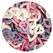 Scrumptious Sprinkles 50g: Sugar Glimmer Hearts Dream Mix