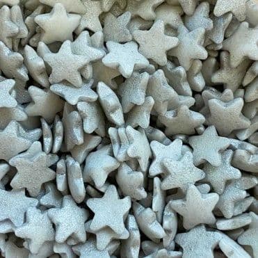 Scrumptious Sprinkles 60g: Small Glimmer Silver Stars