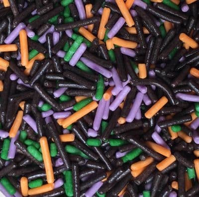 Scrumptious Sugar Strands 80g: Halloween Mix