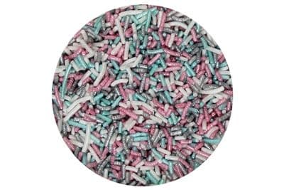 Scrumptious Sugar Strands 80g: Wedding Mix