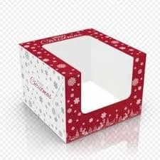 Single Cavity Cupcake/Muffin Box: Christmas (5)