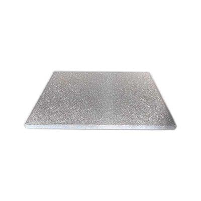 Square Drum Cake Board: Silver 9