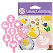Stencils for Cupcakes and Cookies
