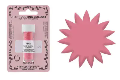 Sugarflair Craft Dusting Colour 7ml: Pink