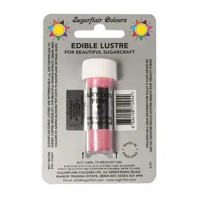 Sugarflair Lustre Colour 2g: Fairy Dust Pink B.B. 2024