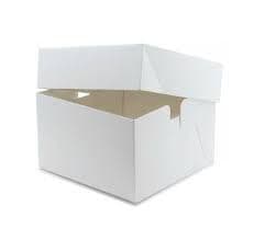 White Wedding Cake Boxes & Lids 9