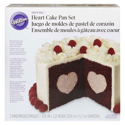 Wilton Cake Pan Set Tasty Fill Heart