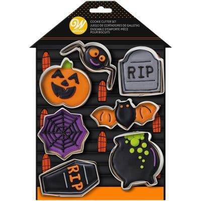 Wilton Metal Cookie Cutter Set: Haunted House (set of 7)