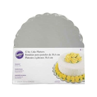 Wilton Round Platters: Silver 12
