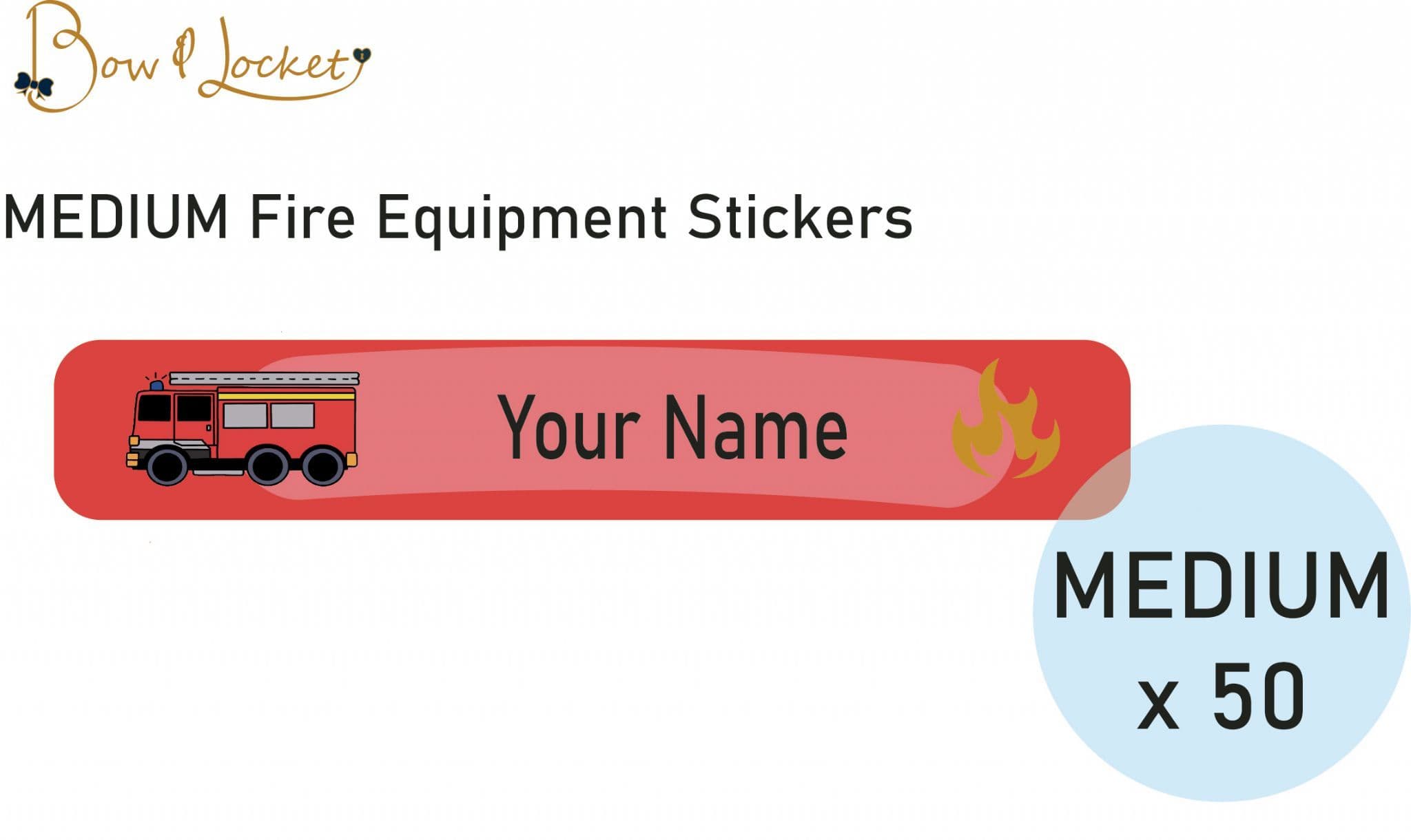 Fire Equipment Stickers