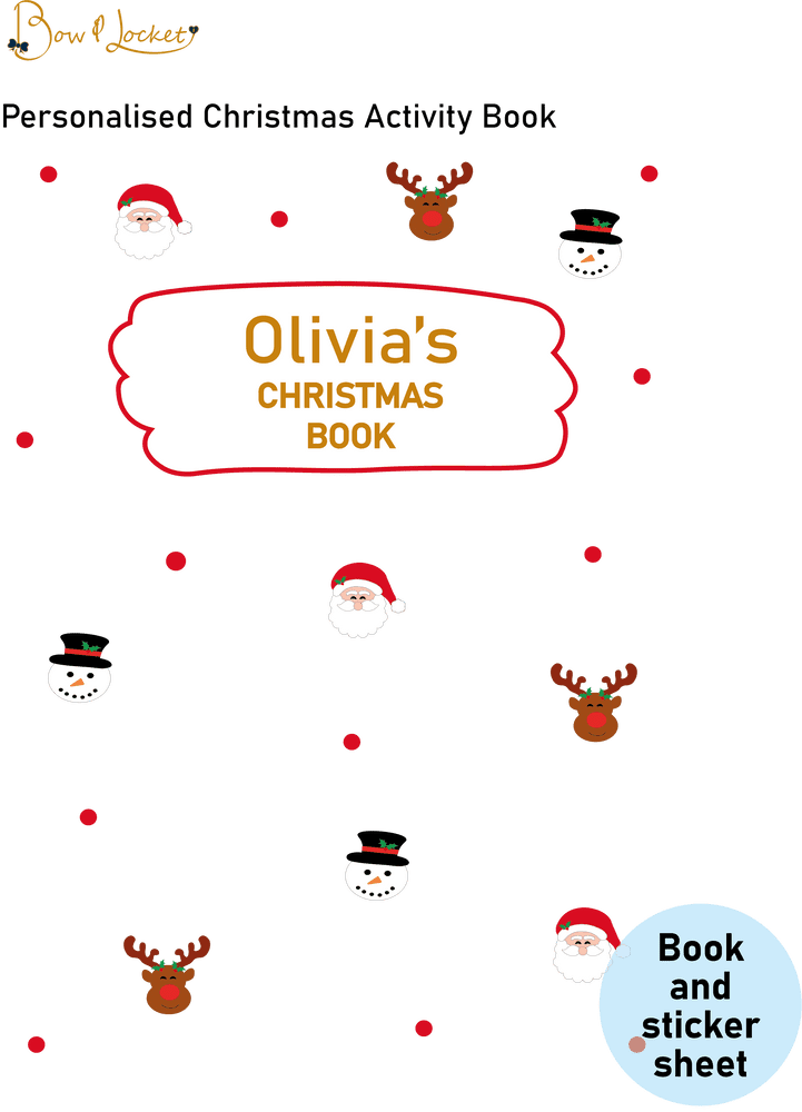 Personalised Christmas Activity Book And Stickers personalised-christmas-activity-book-and-stickers