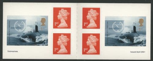 _PM2 2001 Submarines (Self Adhesive Stamp Booklets)