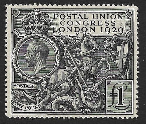 1929 SG438 George V £1 PUC Unmounted Mint (stock 438003)
