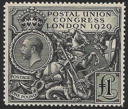 1929 SG438  George V £1 PUC Unmounted Mint (stock 438004)