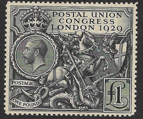1929 SG438 George V £1 PUC Unmounted Mint (stock 438005)