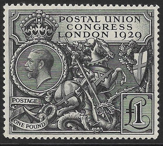 1929 SG438  George V £1 PUC Unmounted Mint (stock 438018)