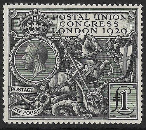 1929 SG438 George V £1 PUC Unmounted Mint (stock 438018)